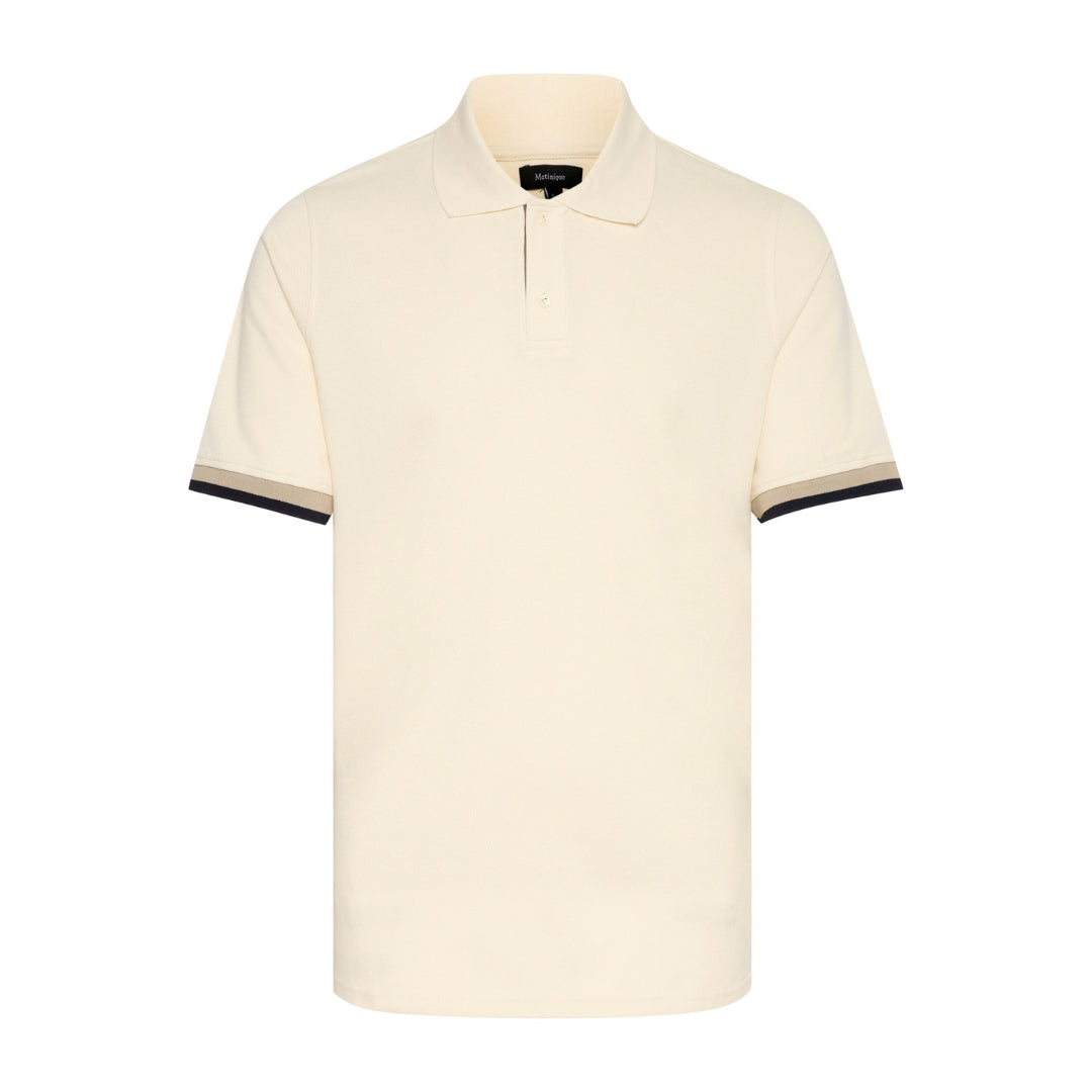 MAScout Polo Stripe Off White