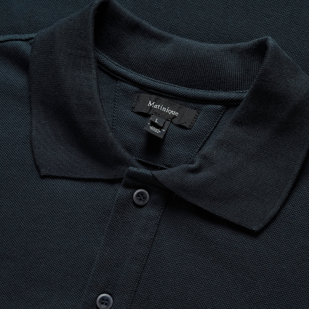 MAScout Polo Stripe Dark Navy