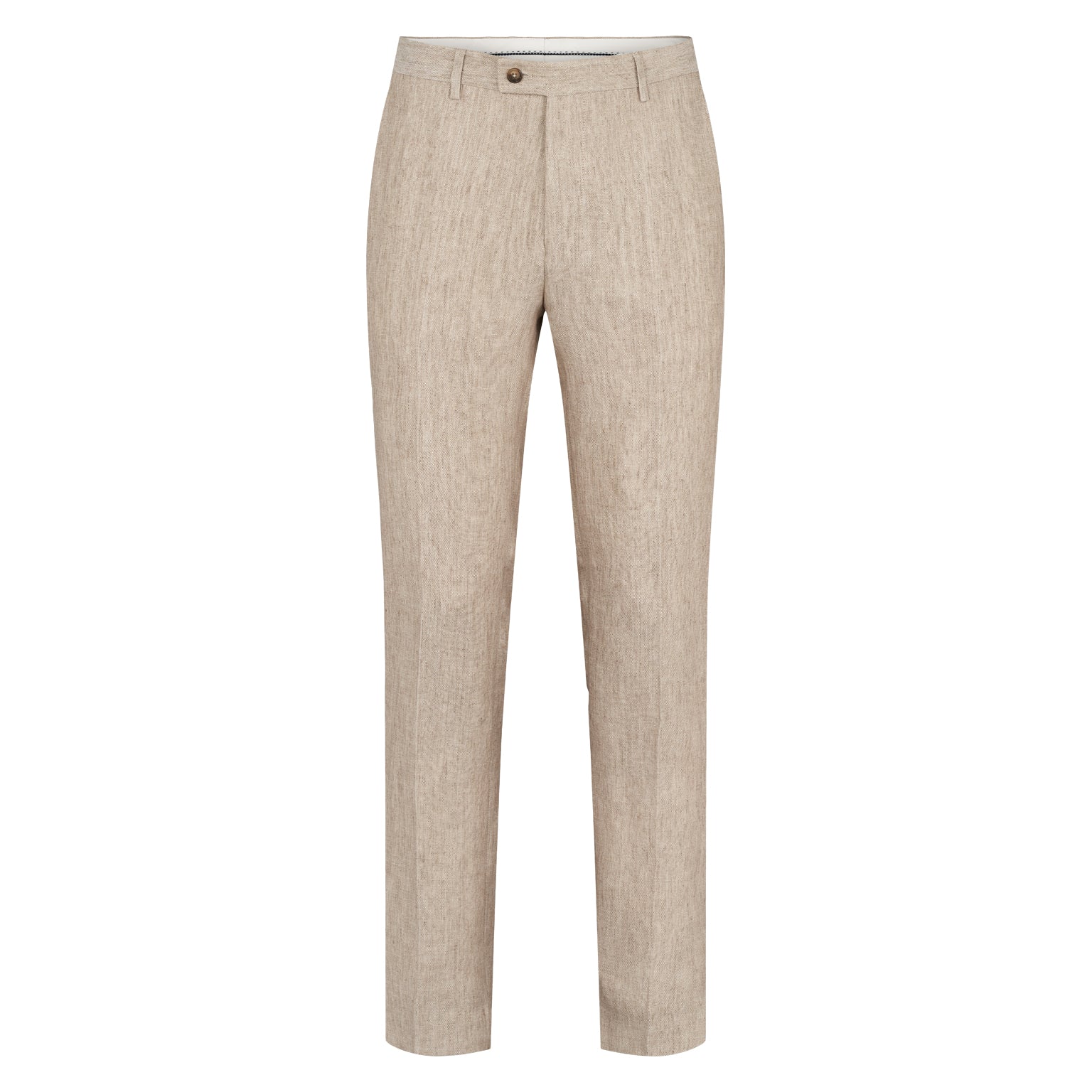 Men's 100% pure linen trousers in slim/straight fit. Made in italy