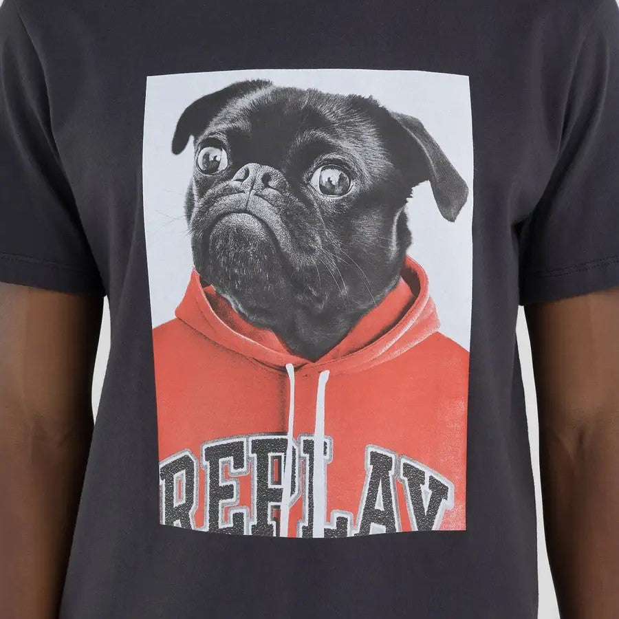 Pug Graphic T-Shirt REPLAY