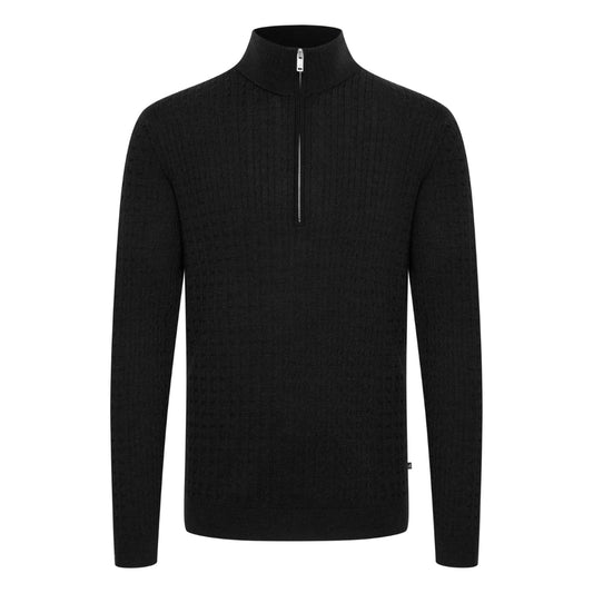 MAMason Marino Cable Quarter Zip Matinique