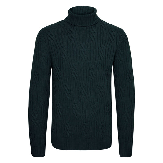 MARoll Heavy Pattern Knit Roll Neck