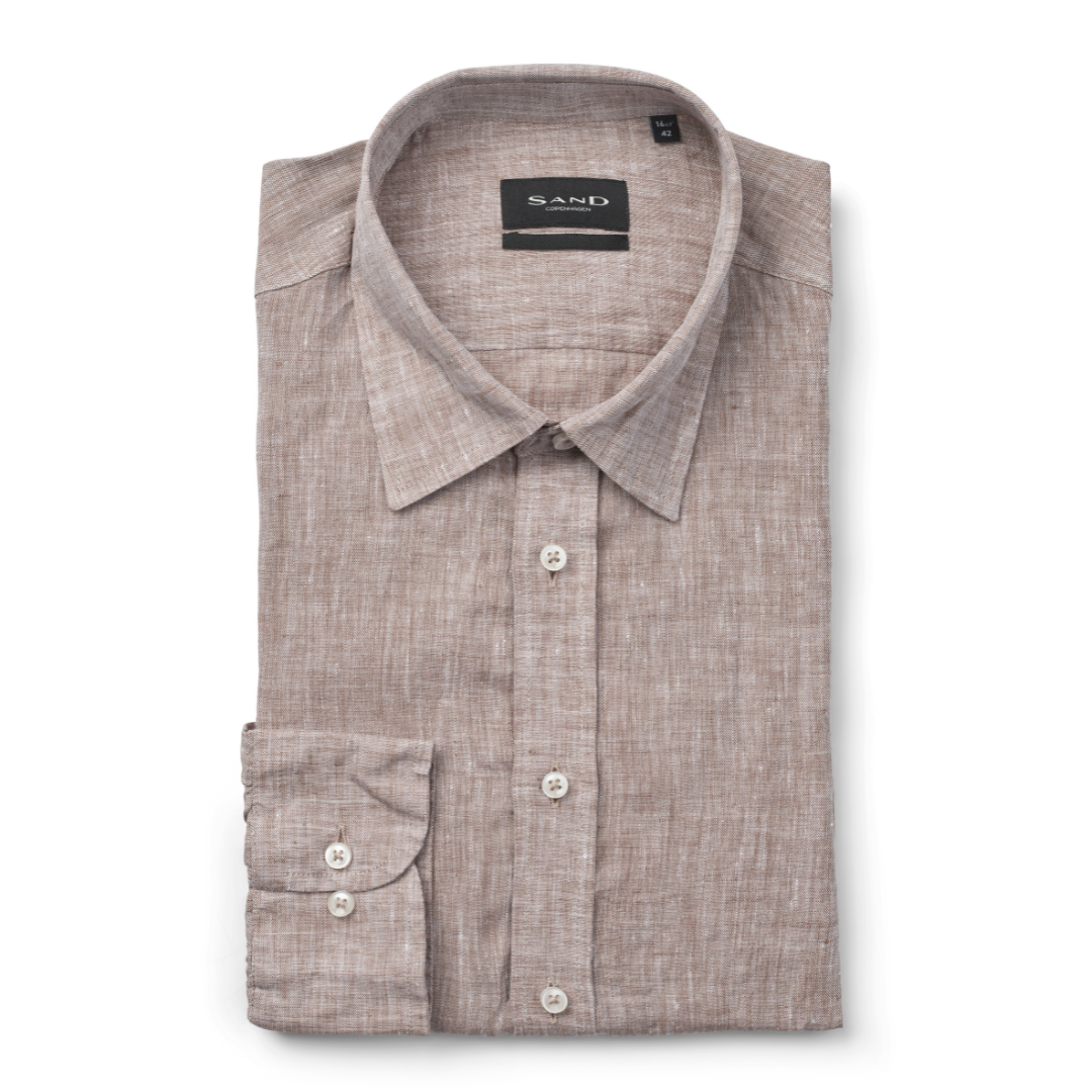 State Soft Linen Shirt SAND