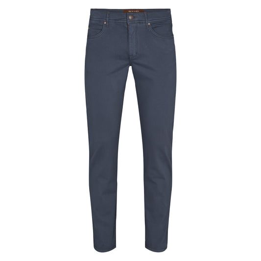 Burton Suede Touch Trousers, straight fit mens lightweight 5-pocket jeans. Cotton stretch fabric