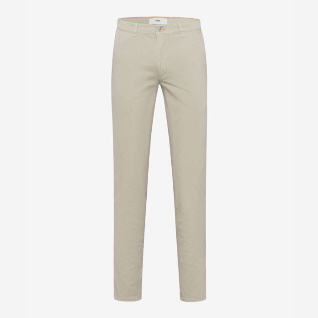 Silvio Hi-Flex Cotton Trousers for men, high stretch fine cotton performance chino fabric. Tapered fit, five pocket trouser.